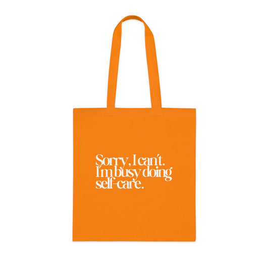 Busy Doing Self-Care Tote Bag