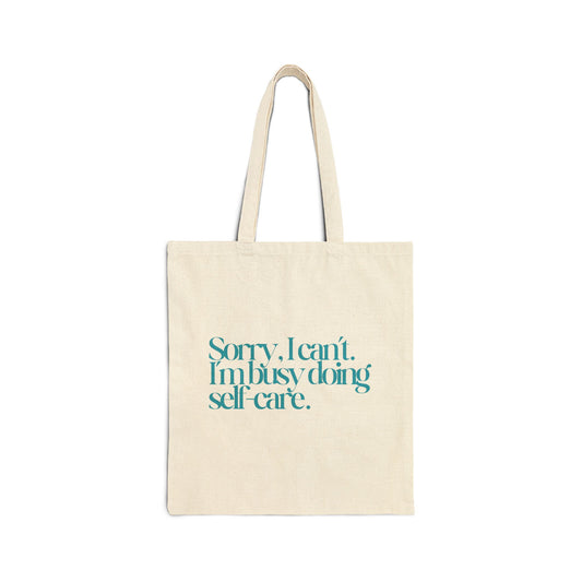 Busy Doing Self-Care Tote Bag