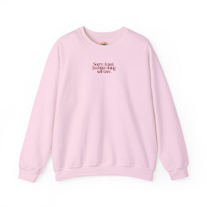 Busy Doing Self-Care Crewneck