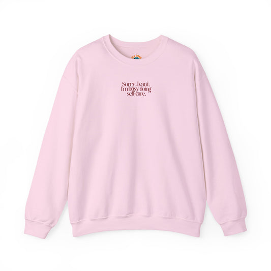 Busy Doing Self-Care Crewneck