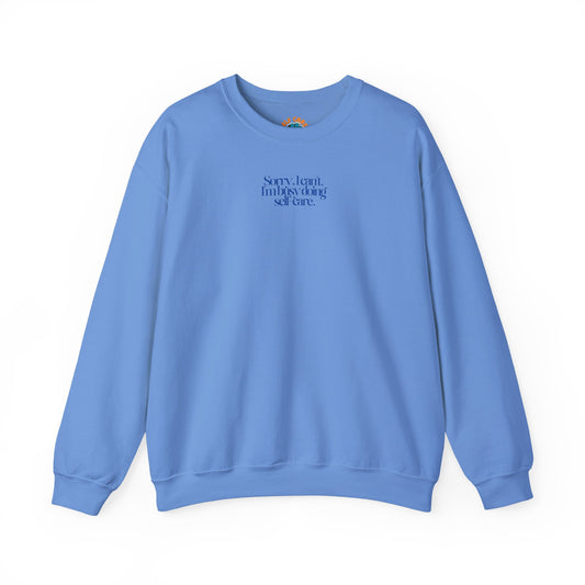 Busy Doing Self-Care Crewneck